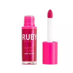 Gloss Glitter Electric Glaze - Ruby Kisses cor Fuchsia na internet