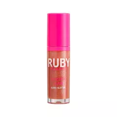 Gloss Glitter Electric Glaze - Ruby Kisses cor Blush Gold