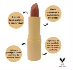 Ruby Rose Glass Velvety BG01 - Batom em Bastão 3,5g - comprar online