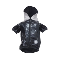 Campera simil con capucha GRIS - FD - comprar online