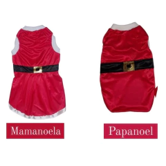 VESTIDO MAMANOELA ROJO-DS - Pet Crows