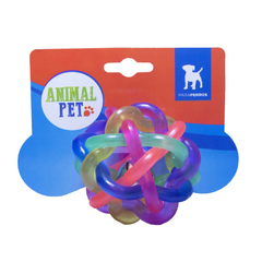 PELOTA TRENZADA DE GOMA CON CASCABEL - AP - comprar online