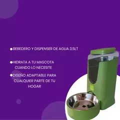 BEBEDERO DISPENSER AUTOMÁTICO PREMIUM 3.5L-RS - Pet Crows