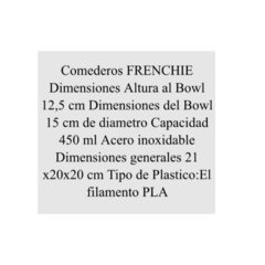 COMEDERO/BEBEDERO DE ALTURA BULLDOG BLACK - PD en internet