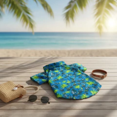 CAMISA VERANO TURQUESA 2026-PC - tienda online