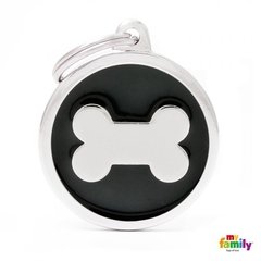 CHAPITA CLASSIC CIRCULO HUESO NEGRO