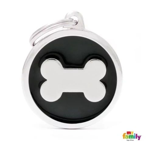 CHAPITA CLASSIC CIRCULO HUESO NEGRO