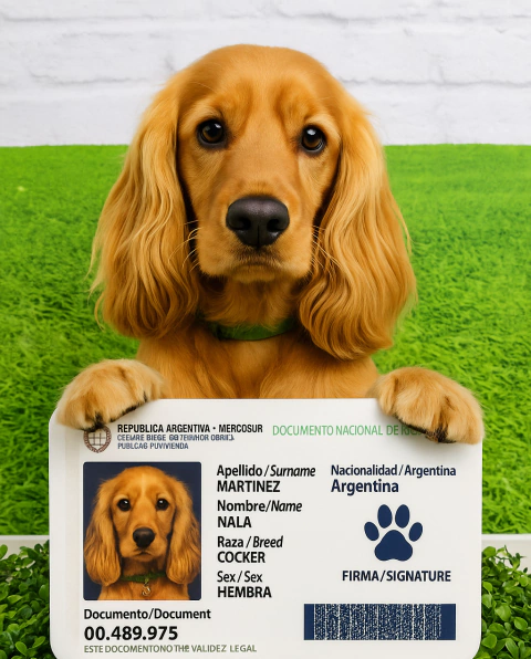 DNI PARA MASCOTAS - comprar online