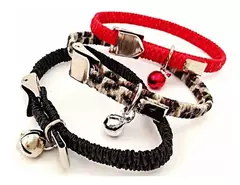 COLLAR PARA GATOS ELASTIZADO SIMIL CUERO - comprar online