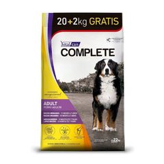 VITAL CAN COMPLETE ADULTO RAZA MED/GRANDE 20+2KG BONUS