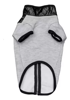 CAMPERA CHOPPER FRIZA Y CUERO CON CIERRE-EK - Pet Crows