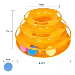 JUGUETE TORRE 3 NIVELES PARA GATO-RS - tienda online