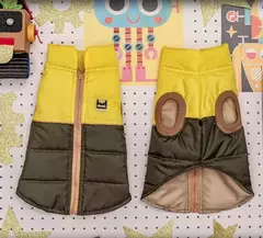 CHALECO INFLADO LACO AMARILLO Y VERDE - EK