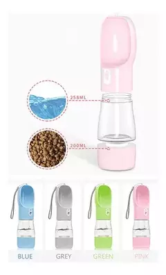 BOTELLA BEBEDERO COMEDERO 2 EN 1 PORTATIL -RS - comprar online