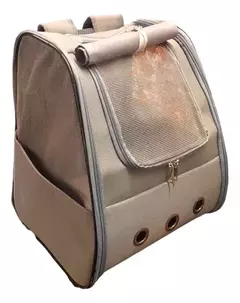 MOCHILA TRANSPORTADORA CON VENTANA, RED Y TAPA-RS en internet