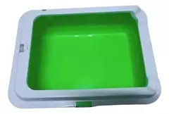 Litera Bandeja Sanitaria Baño Para Gatos Medium Verde-CC - comprar online