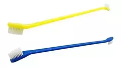 Kit 2 Cepillos De Dientes DOBLES Para MASCOTAS-BK