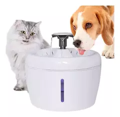 Imagen de FUENTE DE AGUA CON USB PARA MASCOTAS MODELO FLOR-RS