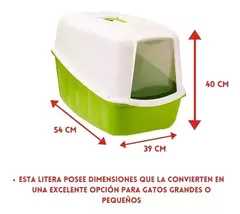 Litera Cerrada Kómoda Para Gato con Filtro Y Pala-CC - comprar online