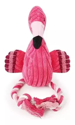 PELUCHE FLAMENCO CON CHIFLE 30 cm-RS - comprar online