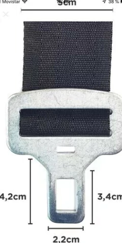CINTURON DE SEGURIDAD GRANDE - BK - comprar online