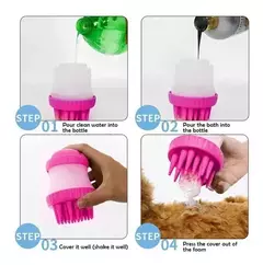 Cepillo De Baño para Mascotas con Dispenser para Shampoo-RS - comprar online