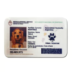 DNI PARA MASCOTAS en internet