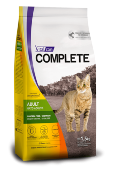 VITAL CAT COMPLETE CONTROL DE PESO CASTRADO X 7.5 KG