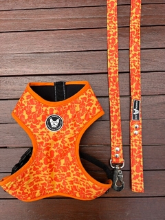 PRETAL / ARNÉS DISEÑO PRINT NARANJA - FD