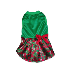 VESTIDO NAVIDEÑO verde-DS