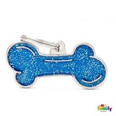 CHAPITA SHINE HUESO AZUL