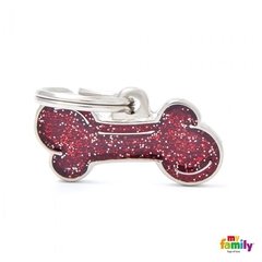 CHAPITA SHINE HUESO ROJO
