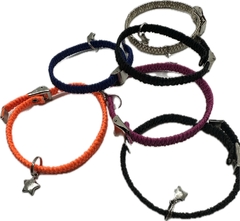 COLLAR PARA GATOS ELASTIZADO SIMIL CUERO - Pet Crows