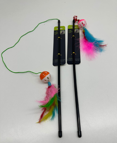 Varita con plumas para Gato - RS en internet