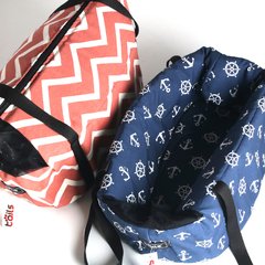BOLSO-MOISES DOBLE FUNCION AZUL - TL en internet