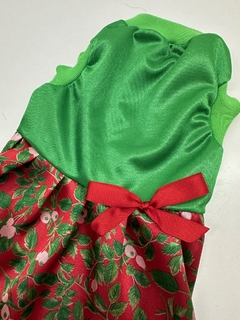 VESTIDO NAVIDEÑO verde-DS - comprar online