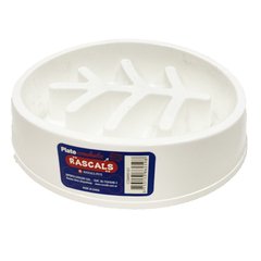 COMEDERO LENTO HOJAS (BLANCO) - RCL