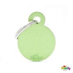 CHAPITA ALUMINIO CIRCULO CHICO VERDE