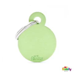 CHAPITA ALUMINIO CIRCULO CHICO VERDE