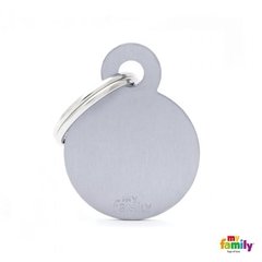 CHAPITA ALUMINIO CIRCULO CHICO GRIS