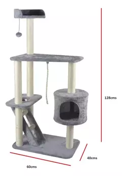 Rascador Multiespacio 128 Cm de altura-CC - comprar online