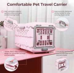 TRASNPORTADORA PLEGABLE PARA VIAJES ROSA-RS - tienda online