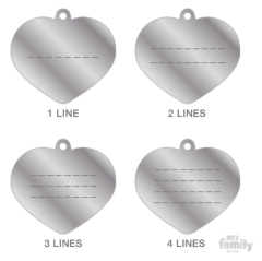 CHAPITA ALUMINIO CORAZÓN GRANDE VERDE - comprar online