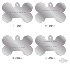 CHAPITA ALUMINIO HUESO CHICO ROSA - comprar online