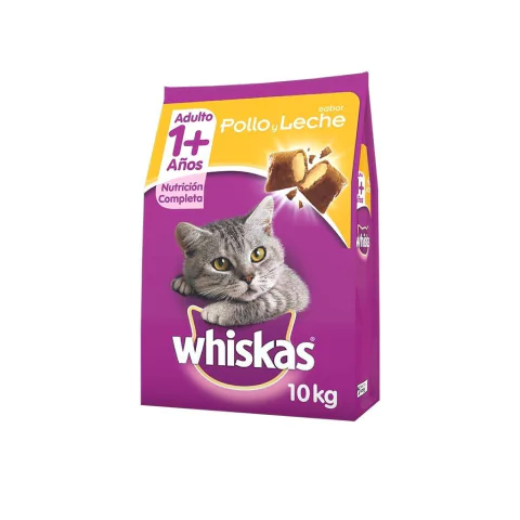 WHISKAS POLLO Y LECHE X 10 KG - comprar online