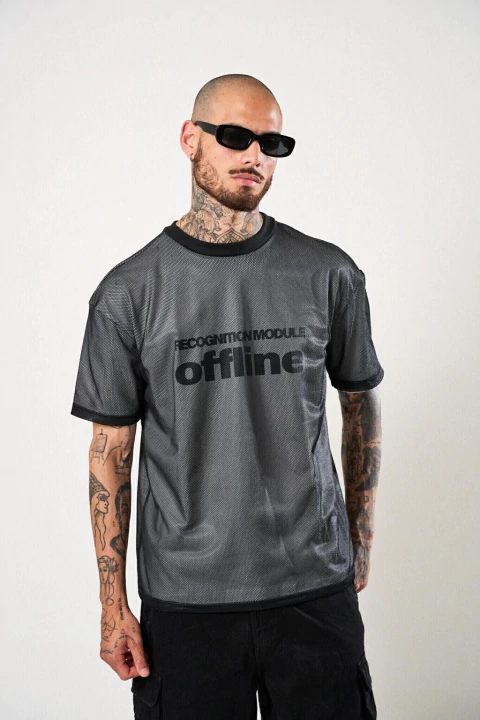 REMERA OVER OFF LINE