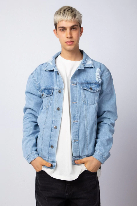 CAMPERA JEAN OVER COWENS TEARS