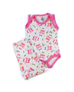 Kit c-3 conjuntos regata menina - Pipo Moda Bebe