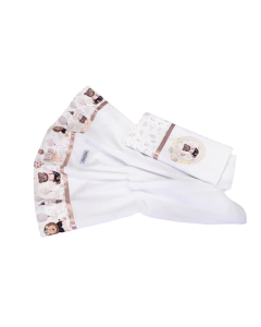 Toalha fralda com 2 unidades Muito Mimo Neutro - comprar online