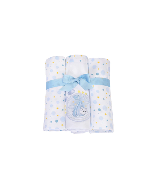 kit cueiro com 3 unidades Muito Mimo Menino